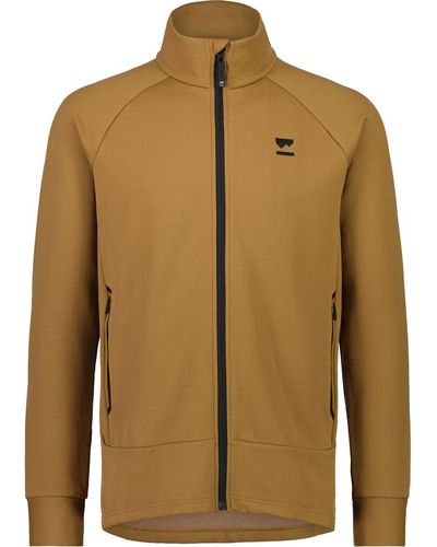 Mons Royale Nevis Wool Fleece Jacket - Brown