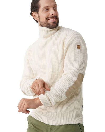 Fjallraven Ovik Roller Neck Sweater - Natural