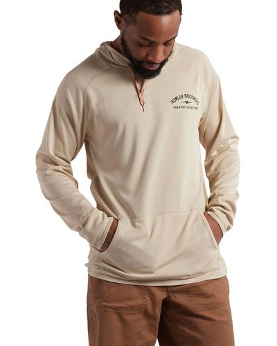 Howler Brothers Loggerhead Sun Protection Hoodie - Natural