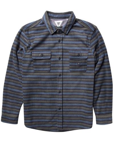 Vissla Eco-Zy Polar Flannel Shirt - Blue