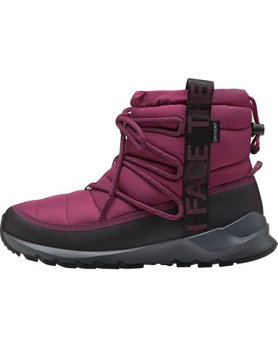 The North Face Thermoball Lace Up Wp Bootie - Purple