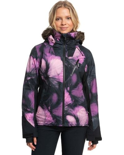 Roxy Jet Ski Premium Snow Jacket - Purple