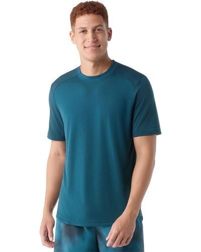 Smartwool Men's Active Mesh Short-sleeve T-shirt - Blue