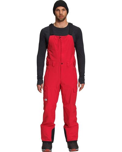 The North Face Freedom Bib Pant - Red
