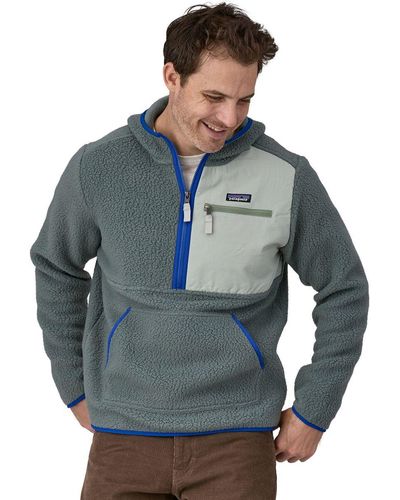 Patagonia Retro Pile Pullover - Blue