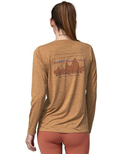 Patagonia Capilene Cool Daily Graphic Long-sleeve Shirt - Brown