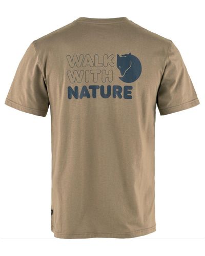 Fjallraven Walk With Nature T-shirt - Natural
