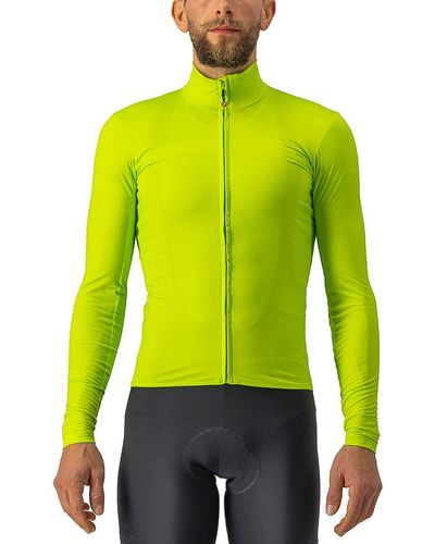 Castelli Pro Thermal Mid Long-Sleeve Jersey - Yellow