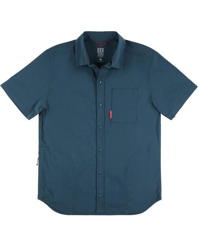 Topo Global Short-sleeve Shirt - Blue
