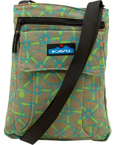 Kavu Keeper Cross Body Bag - Green