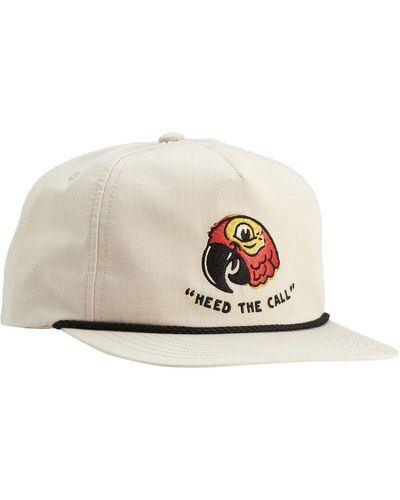 Howler Brothers Chatty Bird Unstructured Snapback Hat - White