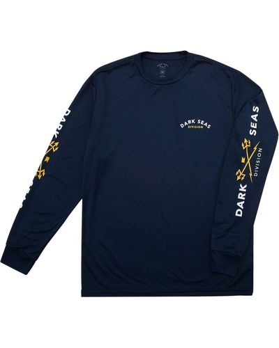 Dark Seas Headmaster Mens UV Long Sleeve T-Shirt Sand main image 1