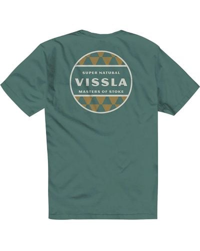 Vissla Masters Of Stoke Premium Pocket T-Shirt - Green