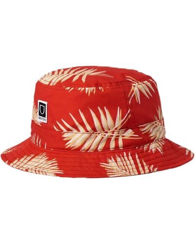Brixton Beta Packable Bucket Hat Aloha - Red
