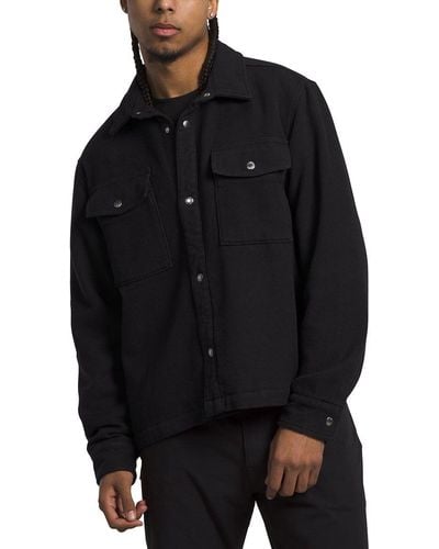 The North Face Valley Twill Utility Shacket - Black