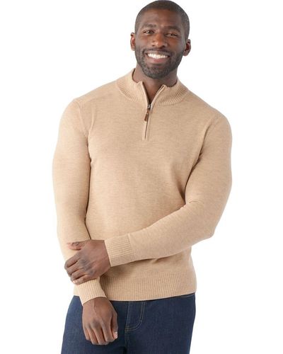 Smartwool Sparwood 1/2-zip Sweater - Natural