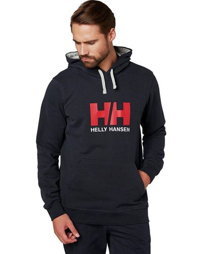 Helly Hansen Hh Logo Soft Cotton Hoodie Purple in Red for Men | Lyst