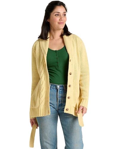 Toad&Co Ginn Cable Cardigan - Green