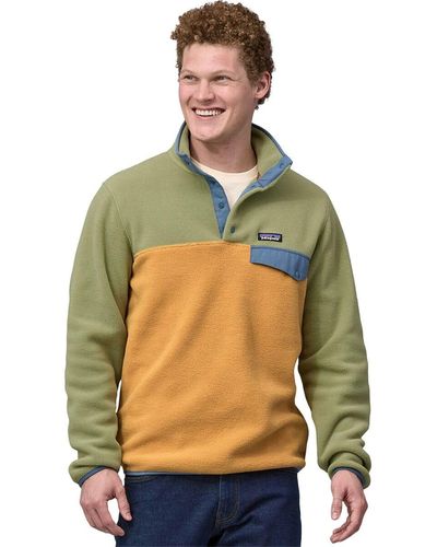 Patagonia Lightweight Synchilla Snap-T Fleece Pullover - Green