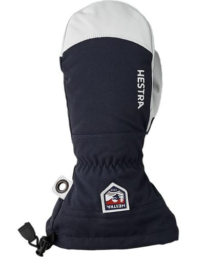 Hestra Army Leather Heli Mitten - Blue
