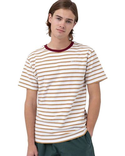 Rhythm Everyday Stripe T-shirt - Gray