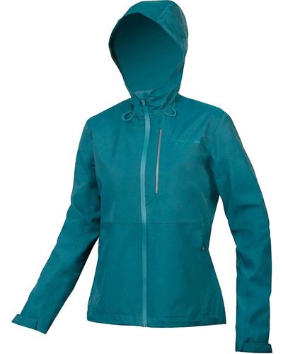 Endura Hummvee Waterproof Hooded Jacket - Blue