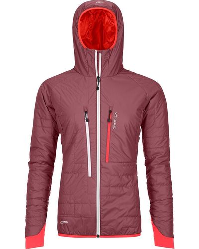Ortovox Swisswool Piz Boe Jacket - Red