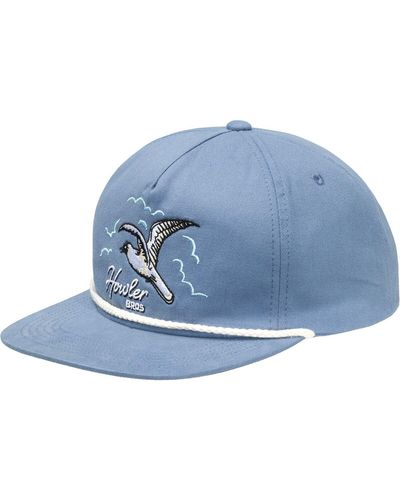 Howler Brothers Seagulls Unstructured Snapback Hat - Blue