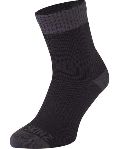 SealSkinz Wretham Waterproof Warm Weather Ankle Length Sock - Black