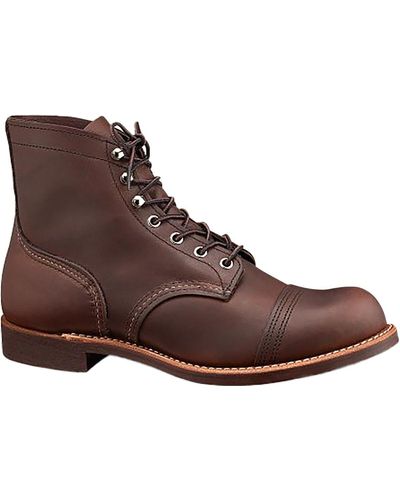 Red Wing Wing Heritage 6In Iron Ranger Wide Boot - Brown