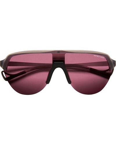 District Vision Nagata Speed Blade Sunglasses/D+ Rose - Red