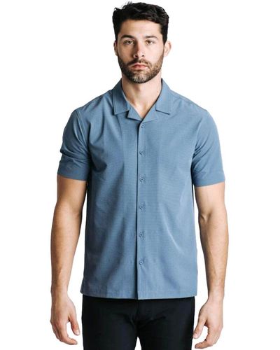 Western Rise Outbound Camp Collar Shirt - Blue