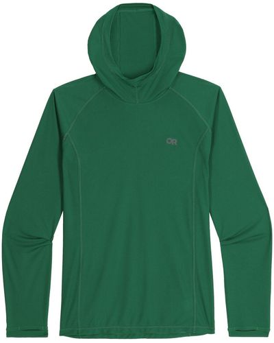Outdoor Research Echo Hooded Long-Sleeve Shirt - Green