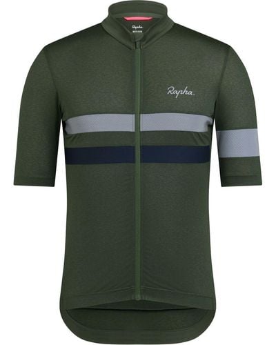 Rapha Brevet Lightweight Short-Sleeve Jersey - Green