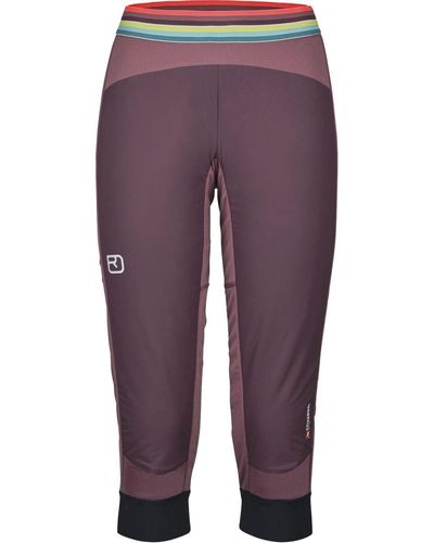 Ortovox Swiss Wool Hybrid Short Pant - Purple