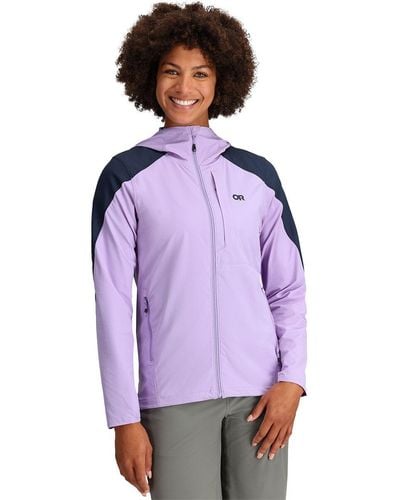 Outdoor Research Ferrosi Hooded Jacket - Purple