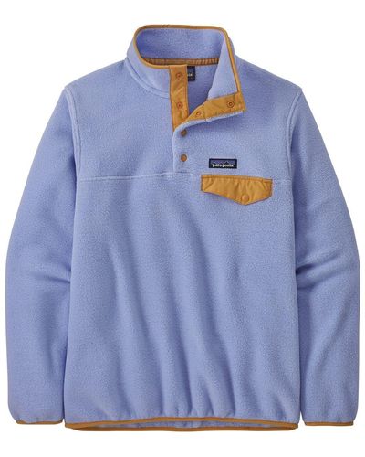 Patagonia Synchilla Lightweight Snap-t Fleece Pullover - Blue