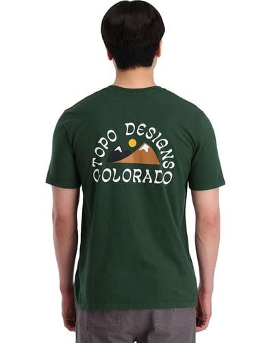 Topo Alpenglow Short-sleeve T-shirt - Green