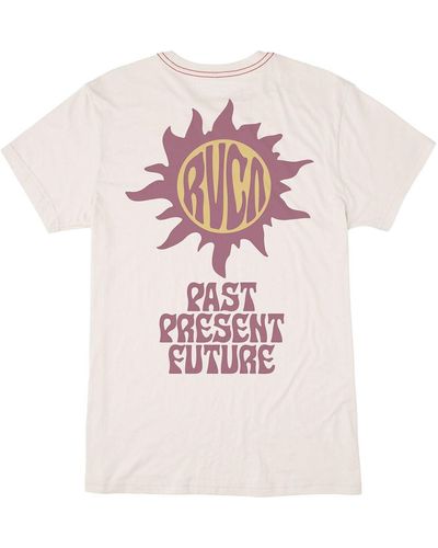 RVCA Sun Stamp T-Shirt - Pink