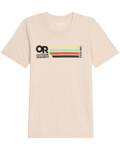 Outdoor Research Quadrise Senior Logo T-Shirt - Natural
