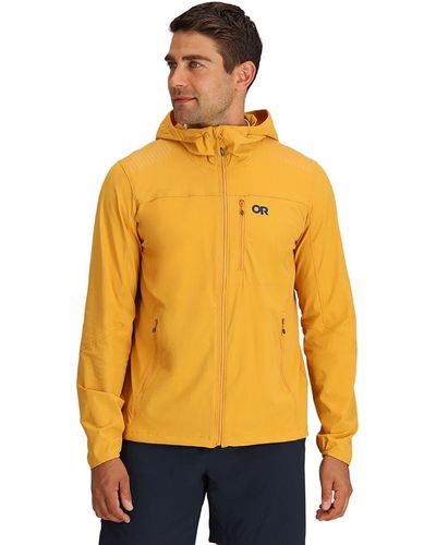 Outdoor Research Ferrosi Duraprint Hooded Jacket - Yellow
