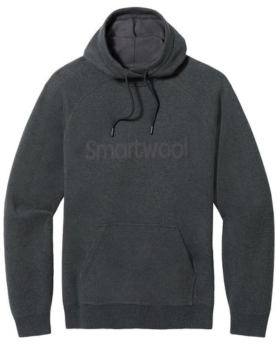 Smartwool Merino Cotton Logo Hoodie - Gray