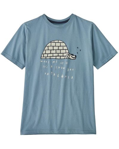 Patagonia Graphic Organic T-Shirt - Blue