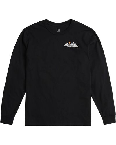 Topo Rugged Peaks Long-Sleeve Shirt - Black