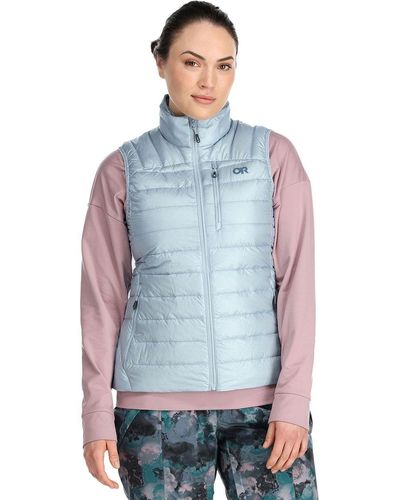 Outdoor Research Helium Down Vest - Blue