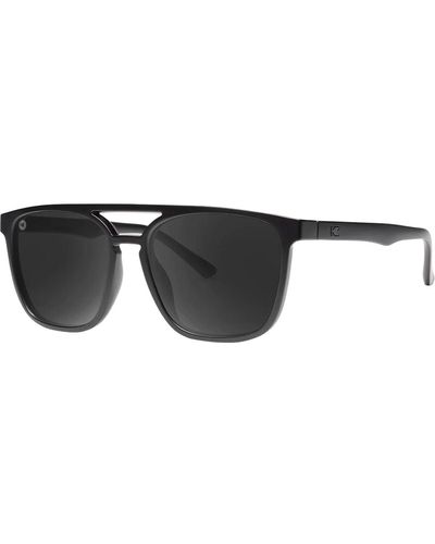 Knockaround Brightsides Polarized Sunglasses Matte On/Smoke - Black