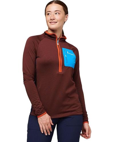 COTOPAXI Otero Fleece 1/2-Zip Pullover - Red