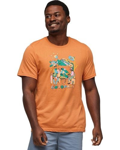 COTOPAXI Ecuadorian Days Organic T-Shirt - Orange