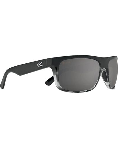 Kaenon Burnet Mid Ultra Polarized Sunglasses Matte Camo/Ultra Mirror - Black