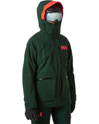 Helly Hansen Powderqueen Infinity Jacket - Green